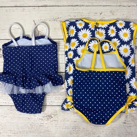 Bundle of 4 Baby Infant Girl’s Swimsuits - Picture 7 of 7